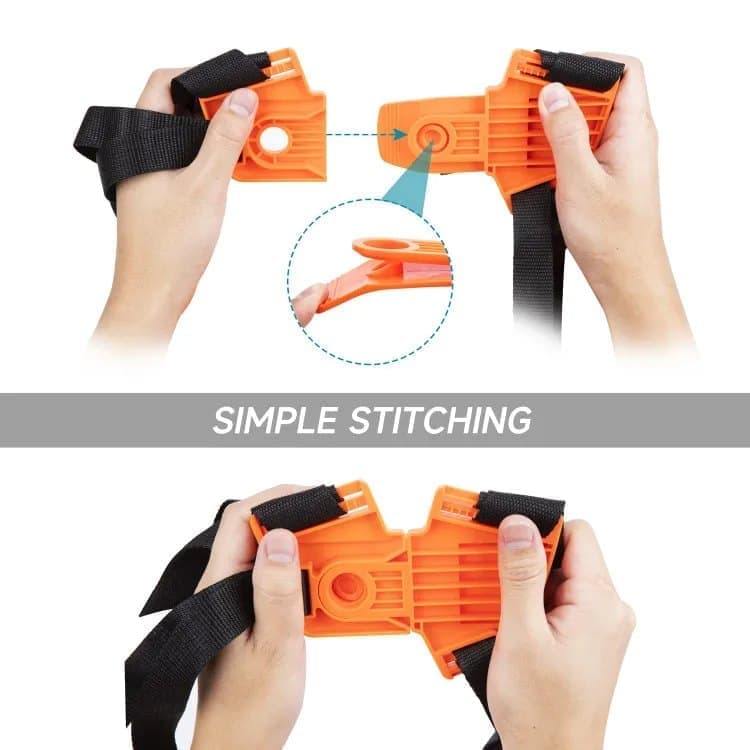 Adjustable Nylon Trimmer Strap for Grass Trimmer and Leaf Blower, Orange