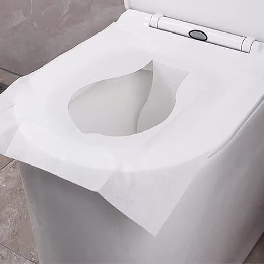 80 pcs Biodegradable Water-flushable Toilet Seat Covers, 38x46cm