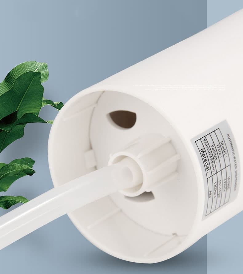 Electric Water Pump Automatic Dispenser with USB Charging for Water Refilling and Cold Water Distribution, White