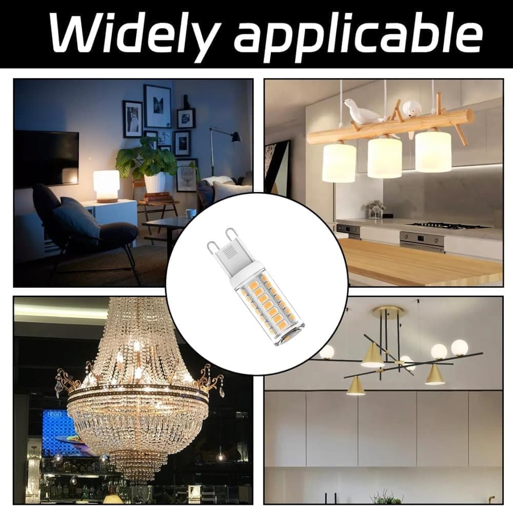 5pcs G9 LED Bulbs 3W White Light