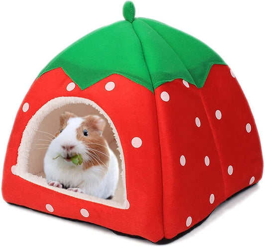 Small Animal House for Guinea Pigs and Rabbits, Cat Bed for Sleep Play Rest, Compatible with Smultron Pet, 43 × 43 × 45cm