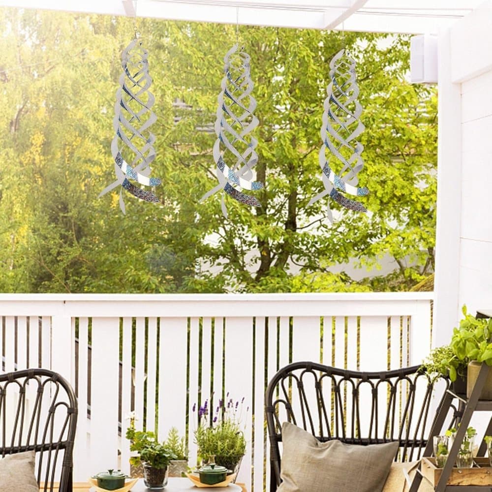 3 pcs Reflective Scarecrow for Garden and Balcony, 45 cm