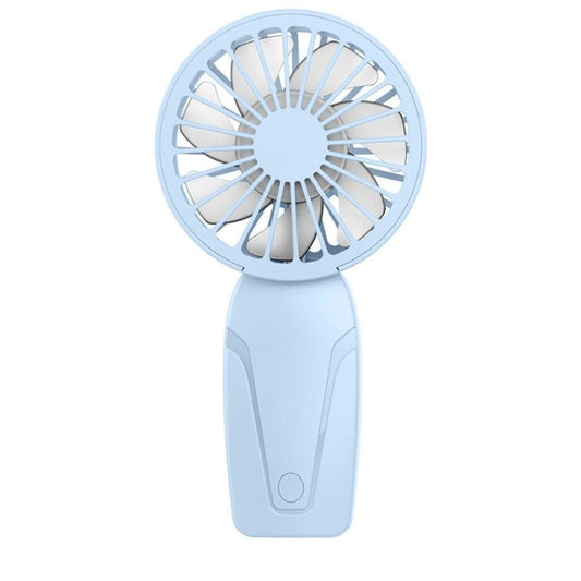 Portable Mini Hand Fan USB Rechargeable with 3 Speeds, Quiet Handheld Fan, Blue