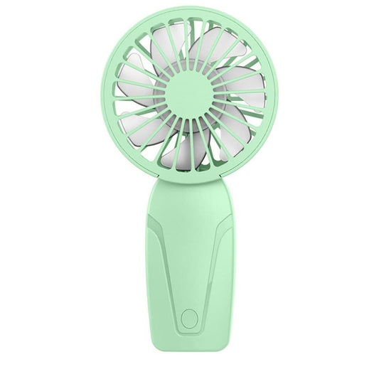 Portable Mini Hand Fan USB Rechargeable with 3 Speeds, Quiet Handheld Fan, Green
