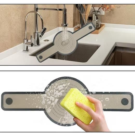 2-Pack Nonstick Silicone Baking Mat with Long Handles, Gray