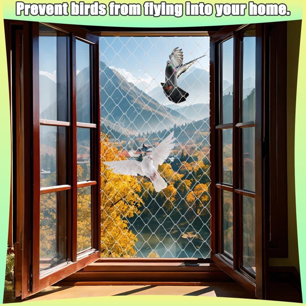 Cat protection net 1 pack, balcony and window safety net for cats, with Oral-B compatibility, 10X3M