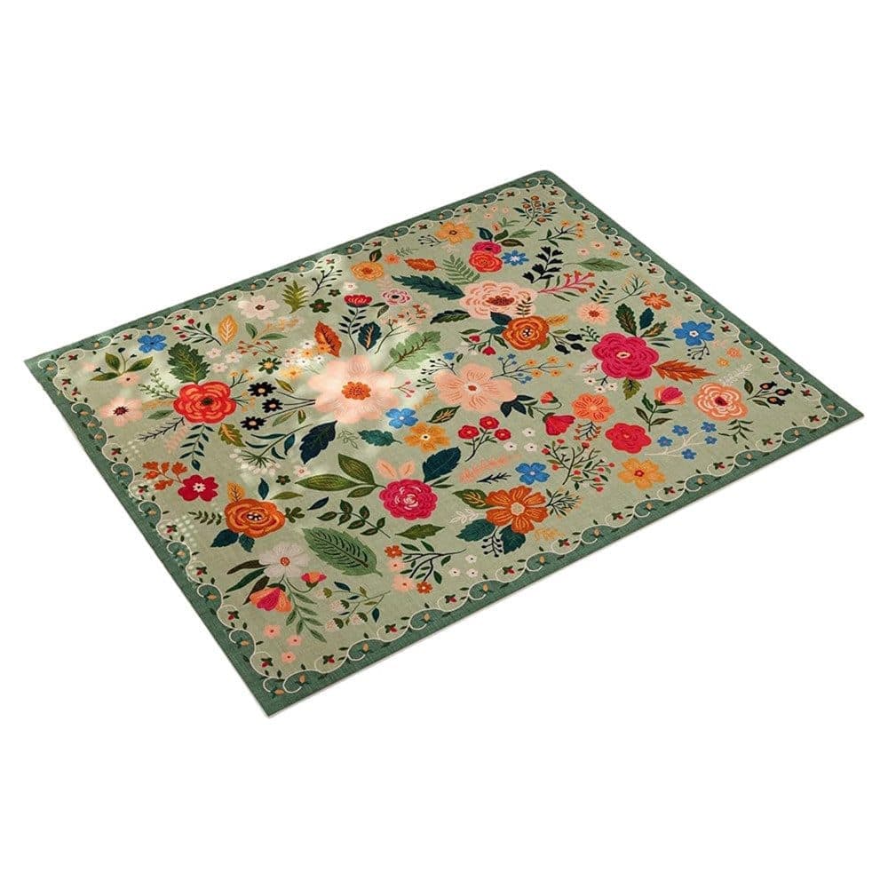 Bohemian Floral Doormat Non-slip Absorbent Dirt-Resistant Machine Washable for Bathroom Hallway and Kitchen, 50x80cm, Orange
