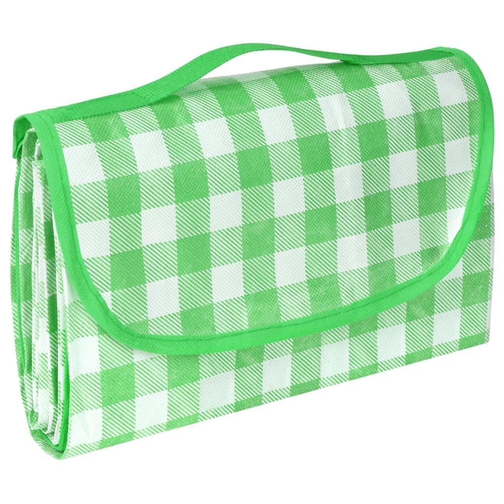 Waterproof Picnic Mat Foldable with Carrying Handle for Camping Beach Park Outdoor Activities, 150x200cm, Green