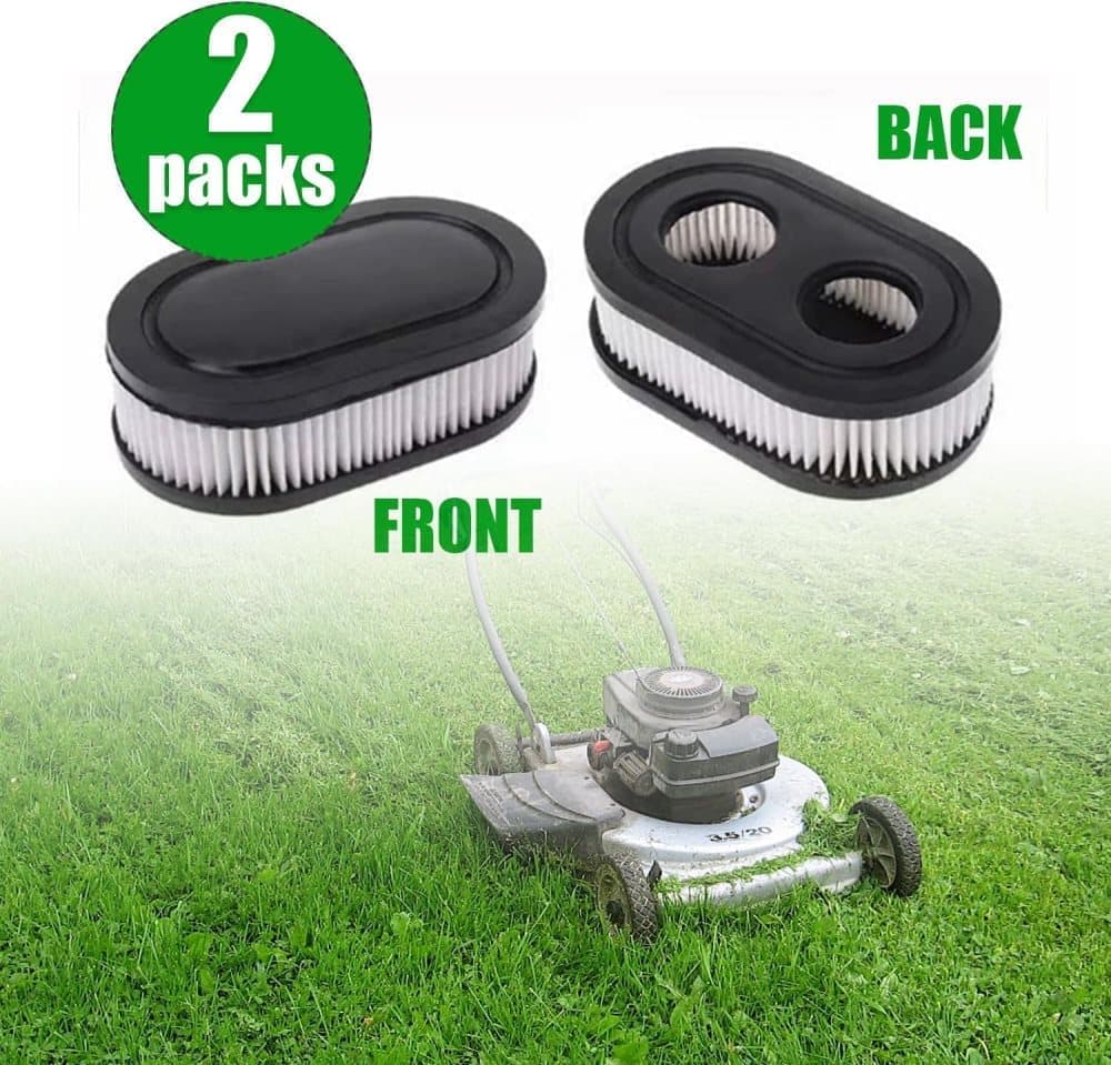 2-Pack Air Filter Compatible with Briggs & Stratton, Fits Models 593260 798452
