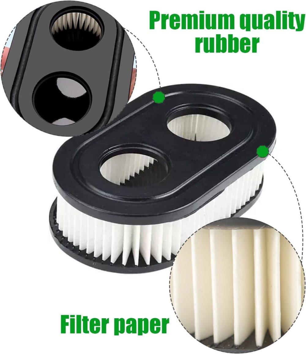 2-Pack Air Filter Compatible with Briggs & Stratton, Fits Models 593260 798452