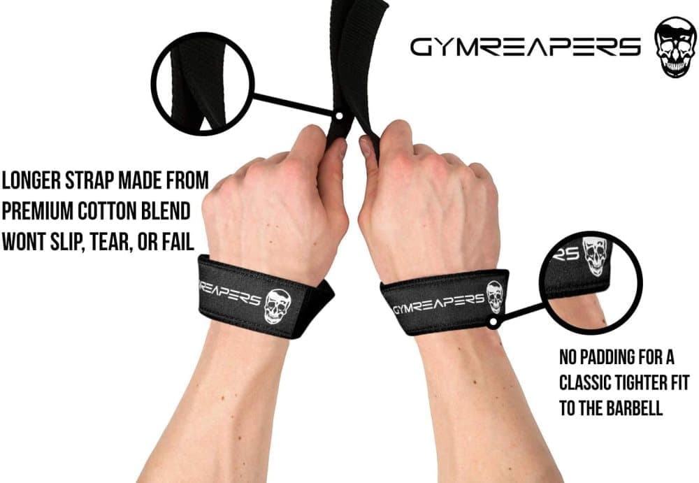 Lifting Wrist Straps for Weightlifting Bodybuilding, Compatible with Gymreapers, Dark Green