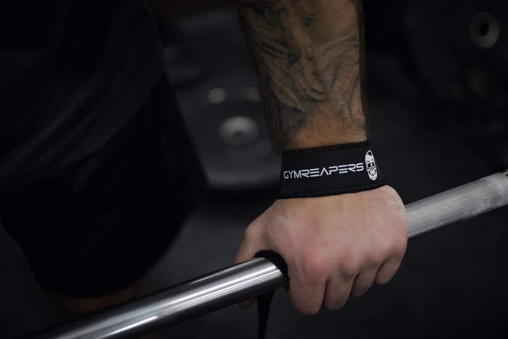 Lifting Wrist Straps for Weightlifting Bodybuilding, Compatible with Gymreapers, Black