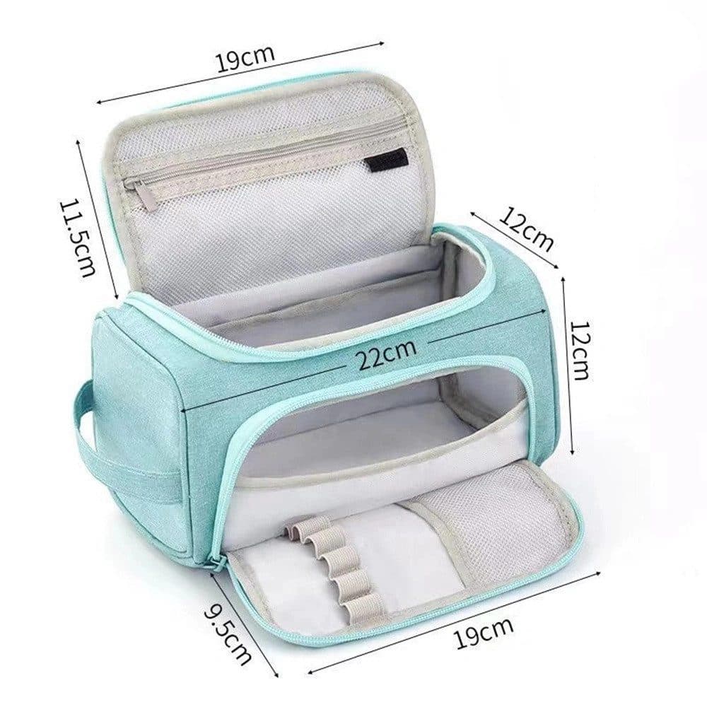 3 Layer School Pencil Case Pink, Multifunctional Spacious Pencil Bag for Pens and Stationery