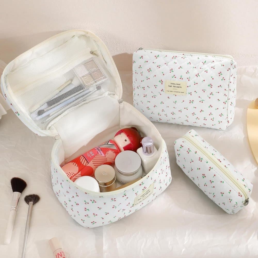 3-Pack Large Toiletry Bag, Size B