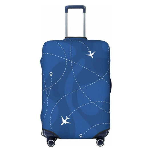 Reinforced Elastic Suitcase Cover Dustproof Durable Double-Sided Printing, 18-32 Inch