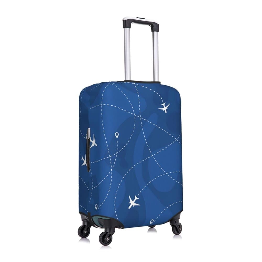 Reinforced Elastic Suitcase Cover Dustproof Durable Double-Sided Printing, 18-32 Inch XL