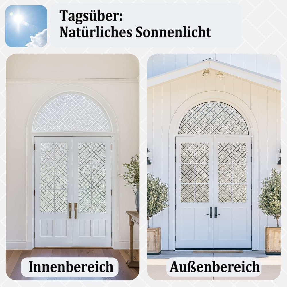 50cmx2m Window Film Self Adhesive Privacy Protection 3D Decorative Frosted Glass Film