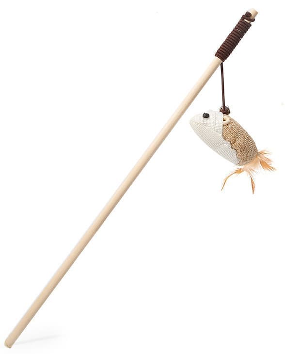 4 pcs Interactive Cat Toy with Bell and Teaser, for Playful Cats