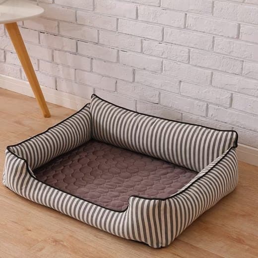 Cooling Mat for Dogs and Cats, Light Brown, 100×70cm, Breathable, Multiple Colors, Compatible with All Breeds