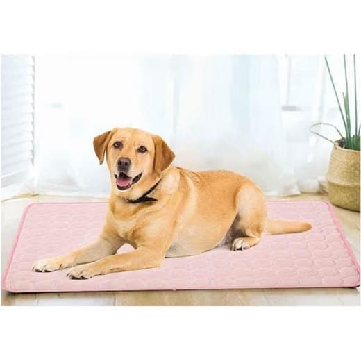 Cooling Mat for Dogs and Cats, 62×50cm, Breathable, Multiple Colors, Compatible with All Breeds, Pink