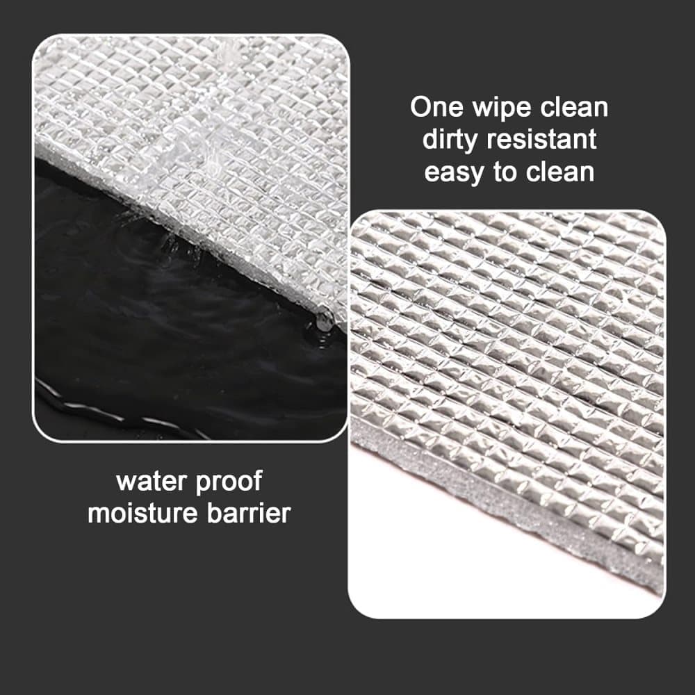 Self-adhesive sun protection film for thermal insulation UV and privacy protection, compatible with balcony windows and conservatories, 60x100cm, Black
