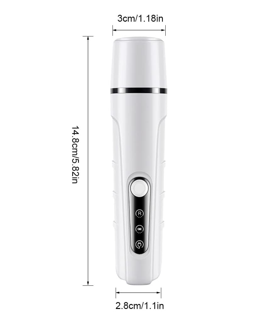 2-in-1 Electric Nail Clippers for Dogs and Cats, Pet Nail Trimmer with LED Light and Low Noise, Compatible with All Breeds, SZ2