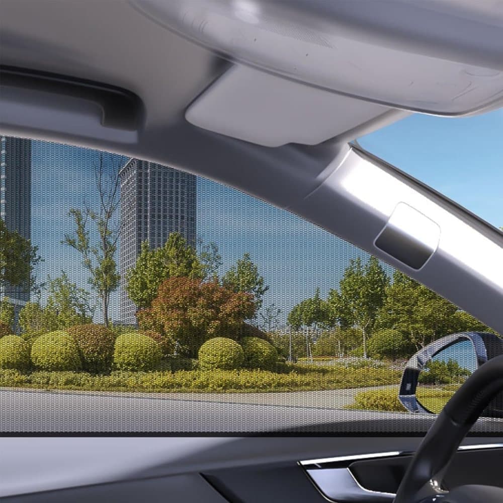 2-Pack Car Sunshade Mosquito Net, Compatible with Most Cars, Attached Over Door