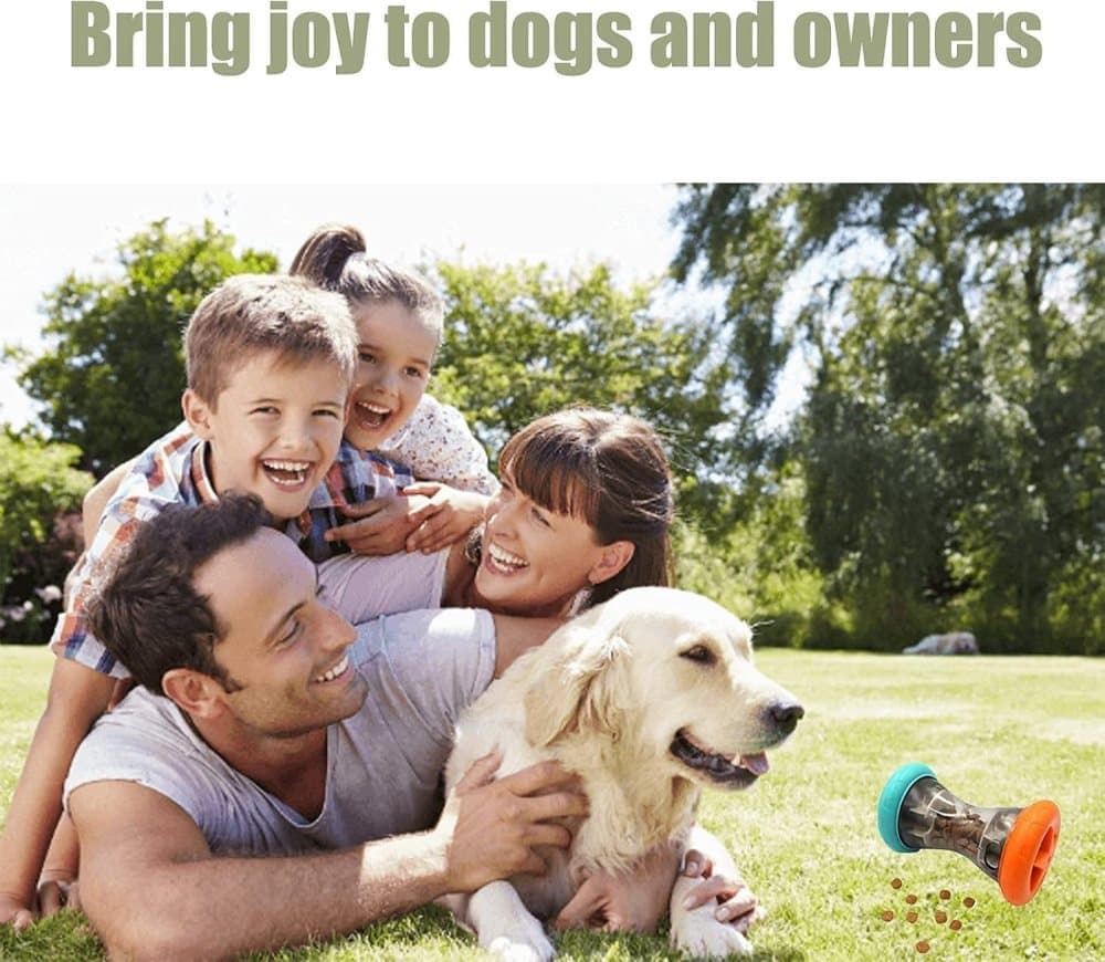 1 Pack Interactive Dog Toy Rolling Food Dispenser for Intelligence Training