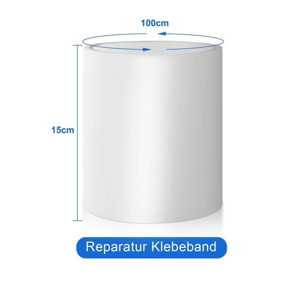 Waterproof Repair Tape 15 cm x 100 cm, Self Adhesive Pool Tape for Leak Sealing and Strong Repairs