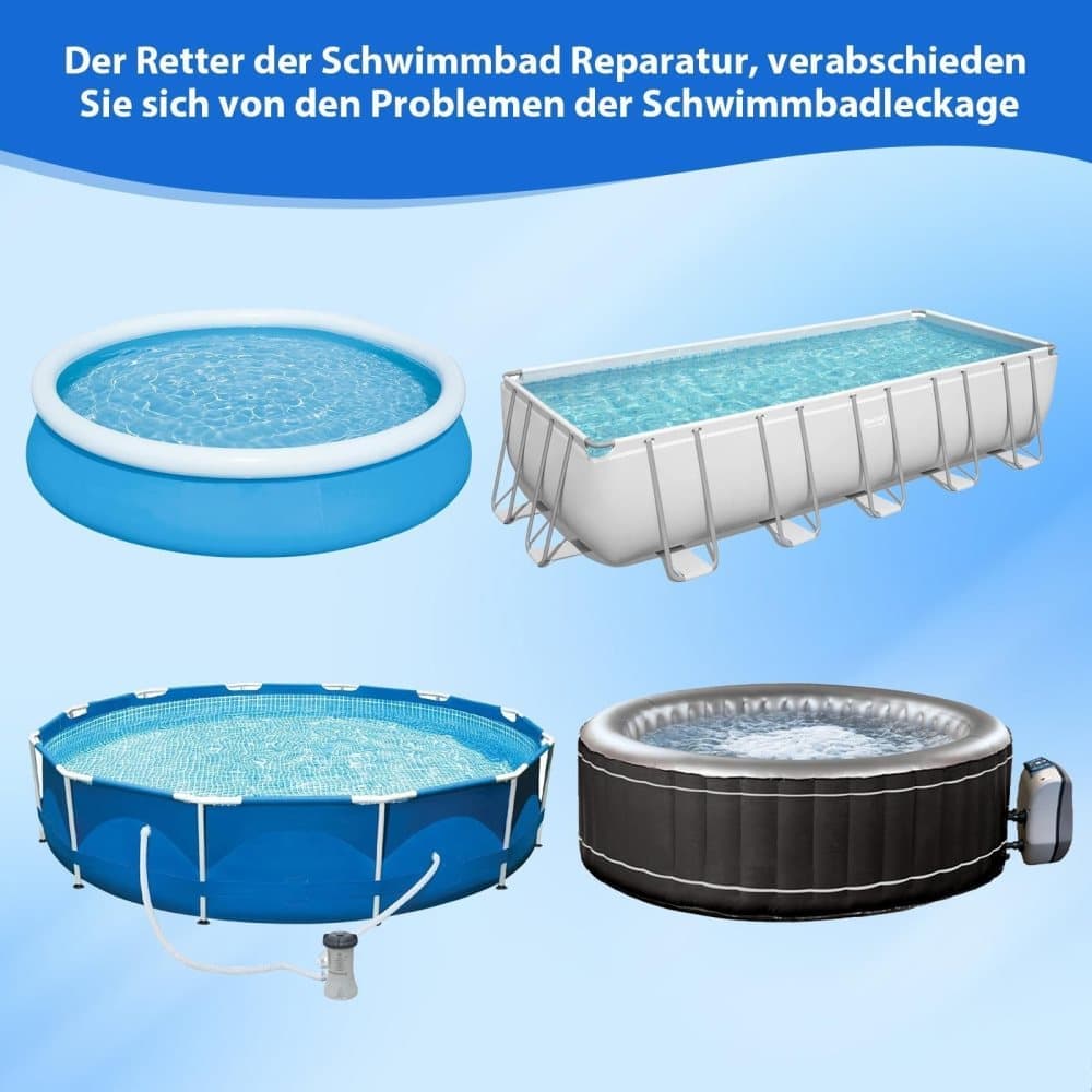 Waterproof Strong Repair Tape for Pool Repair and Sealing, Self-Adhesive, 10 cm x 100 cm
