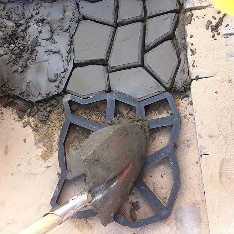 36 Paving Molds for Garden Tiles and Stones, 36x36x3.6cm