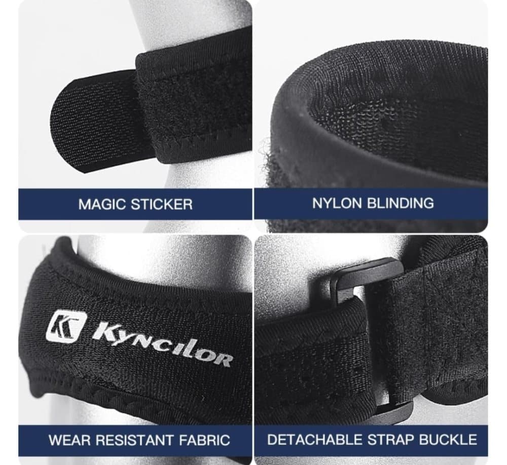 2 pcs Adjustable Knee Pads for Running, Compatible with Most Brands