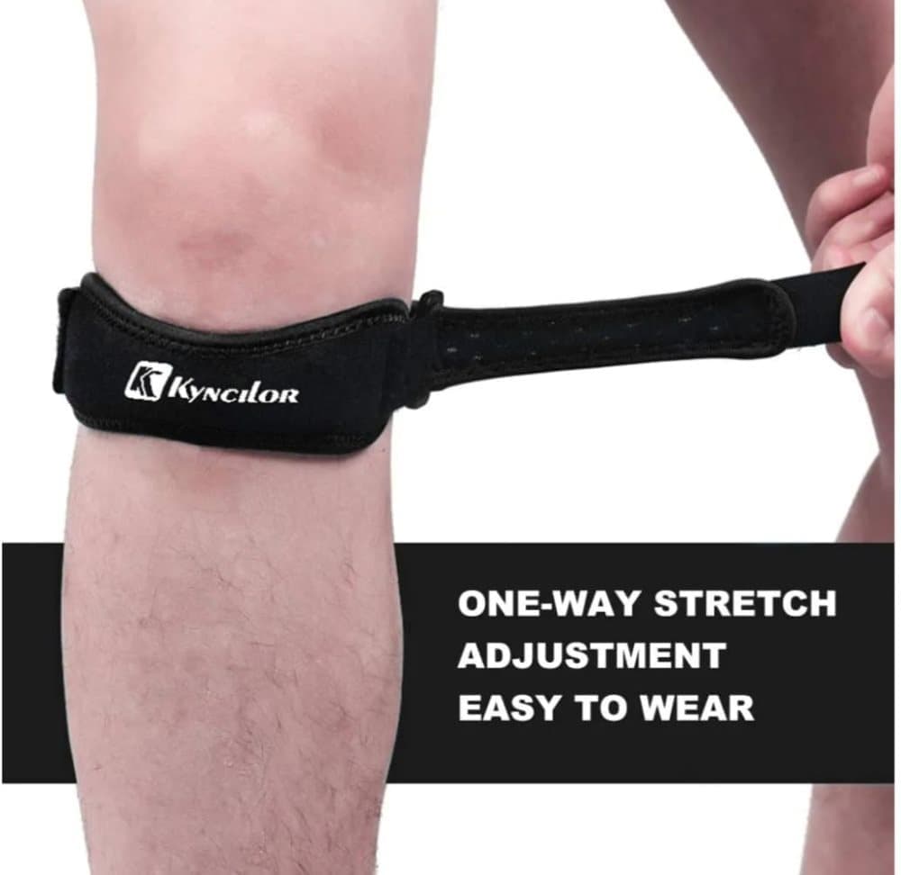 2 pcs Adjustable Knee Pads for Running, Compatible with Most Brands