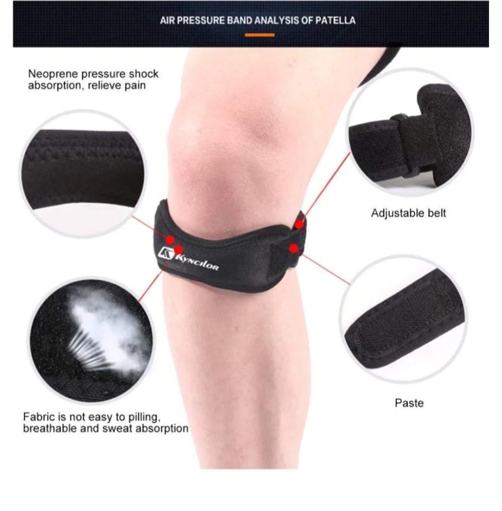 2 pcs Adjustable Knee Pads for Running, Compatible with Most Brands