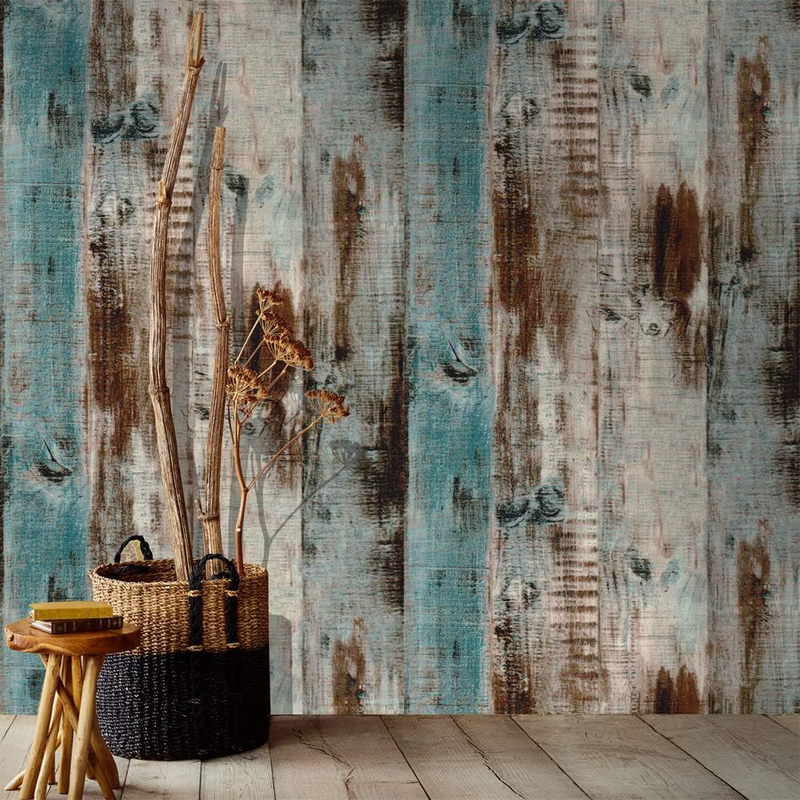 Self Adhesive Vinyl Wallpaper For Furniture Countertop Brown wood grainPattern Decorative Sticker,0.45*6M