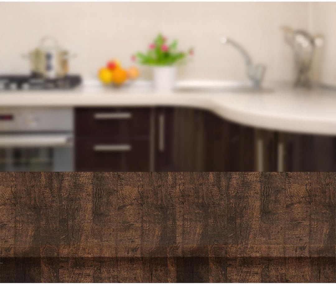Self Adhesive Vinyl Wallpaper For Furniture Countertop Light brown wood grain Pattern Decorative Sticker,0.45*6M