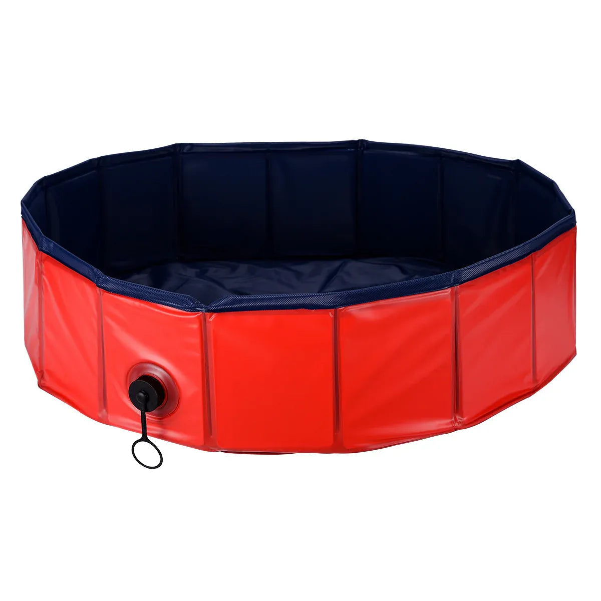 Foldable Dog Pet Pool Bathtub, Gray, L