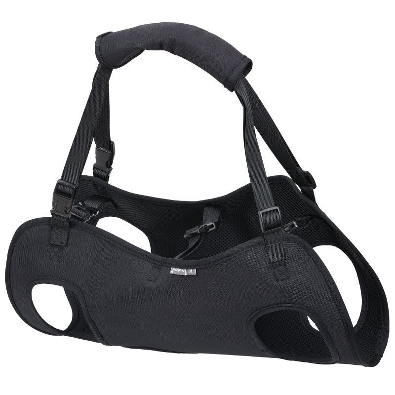 Dog Support Harness Oxford Cloth Mobility Assistance Strap, Black,XL
