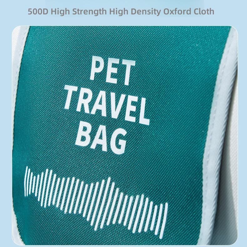 Pet Travel Bag Soft Sided Mesh Carrier Breathable Collapsible, Yellow