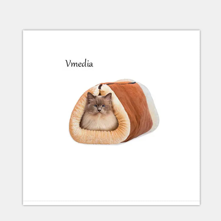 Cat Tunnel Sleeping Bag Pet Nest, 83 x 52 cm
