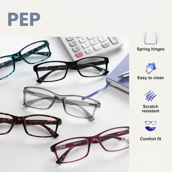 Black Reading Glasses 4-pack Value Designer Style Men Women(+2.50)