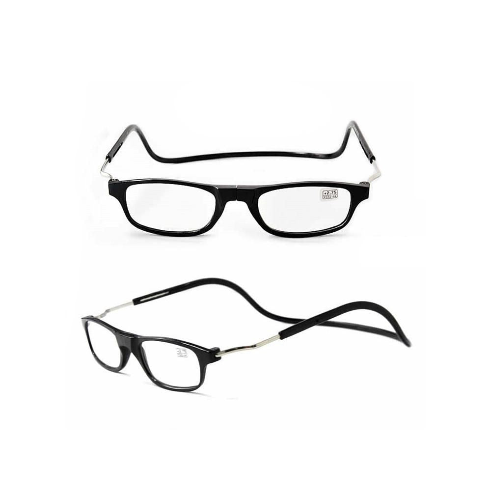 Smart Reading Glasses with Magnet Brown +1