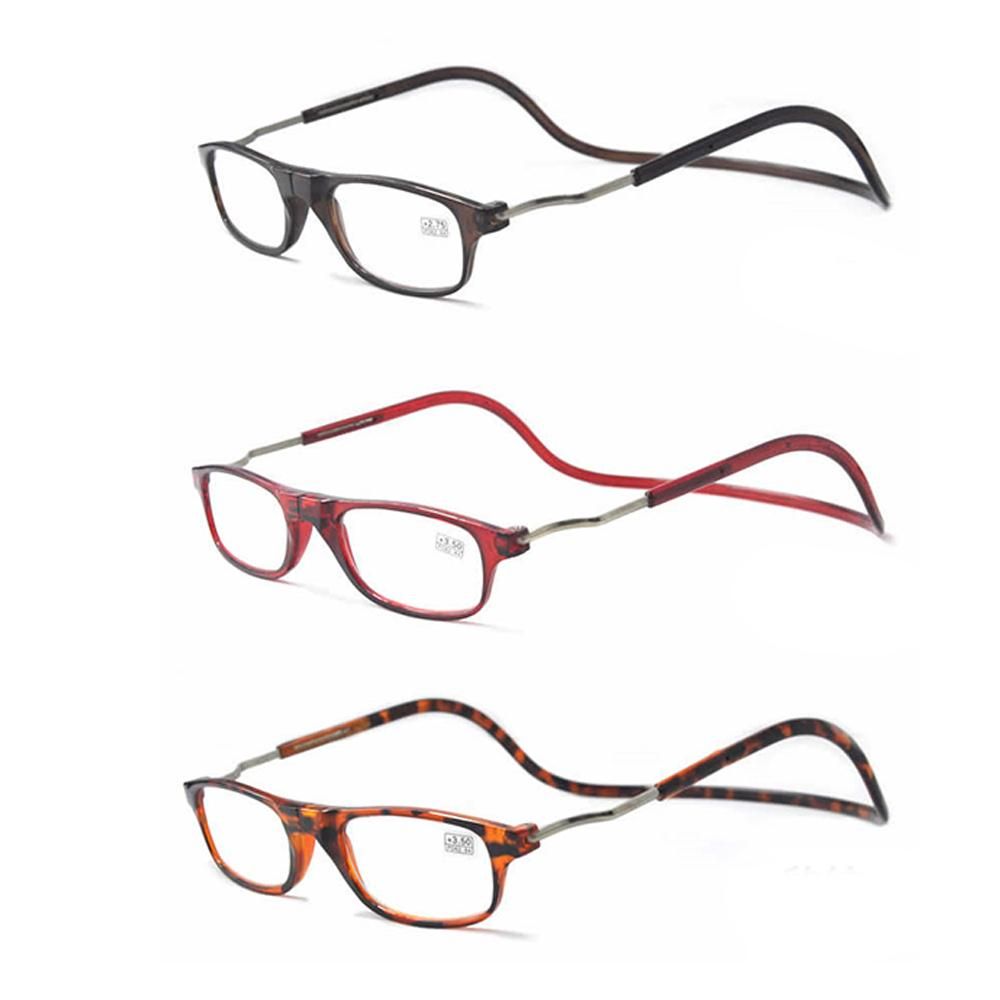 Smart Reading Glasses with Magnet Brown +1.5
