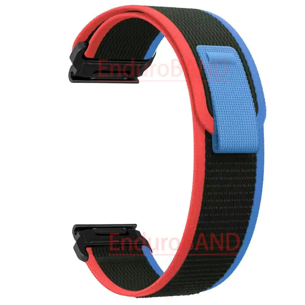 Nylon Watch Band Compatible with Garmin Fenix 7 7X 6X Pro Enduro Instinct Mk1 Epix Gen 2 A13,22mm