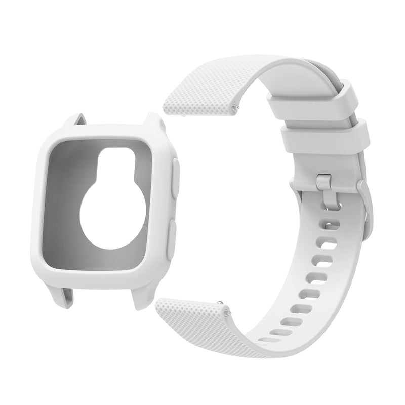 Garmin Venu Sq 2 Watch Strap with case -White