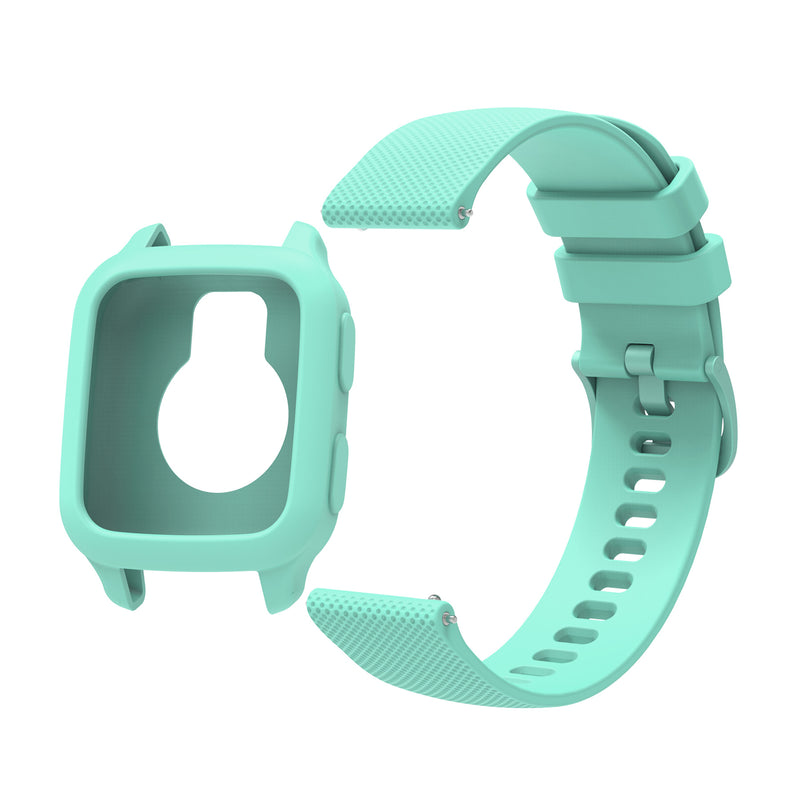 Garmin Venu Sq 2 Watch Strap with case -Green