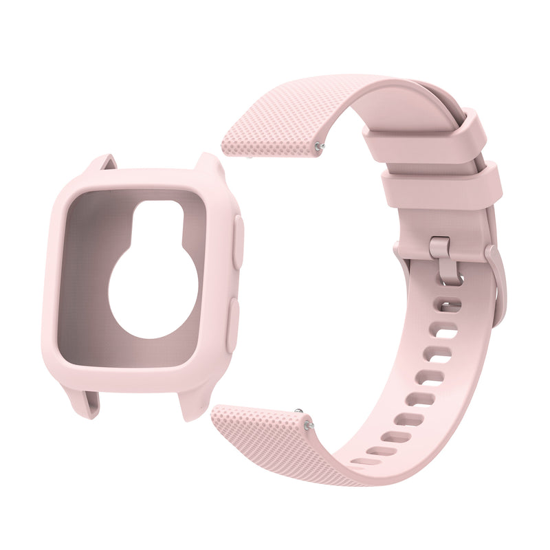 Garmin Venu Sq 2 Watch Strap with case -Pink