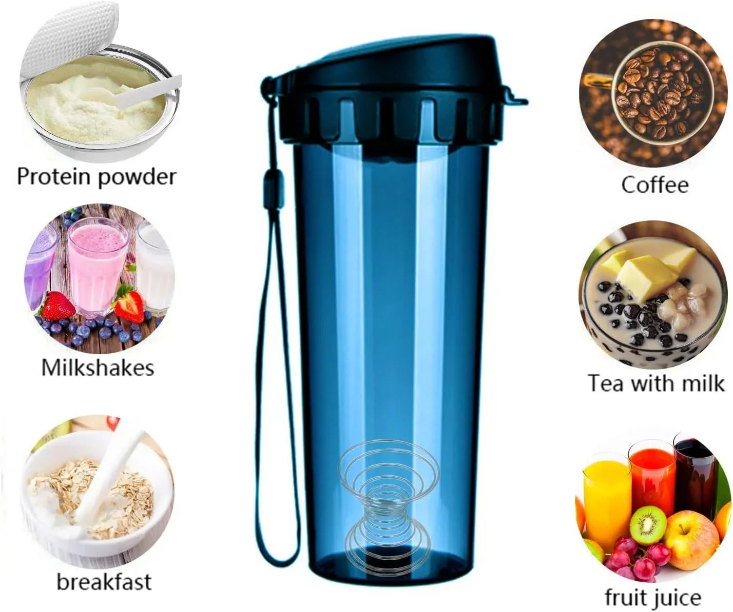 4 Pcs Protein Shaker Balls, Stainless Steel Wire Whisks for Smooth Blending in Cups and Bottles