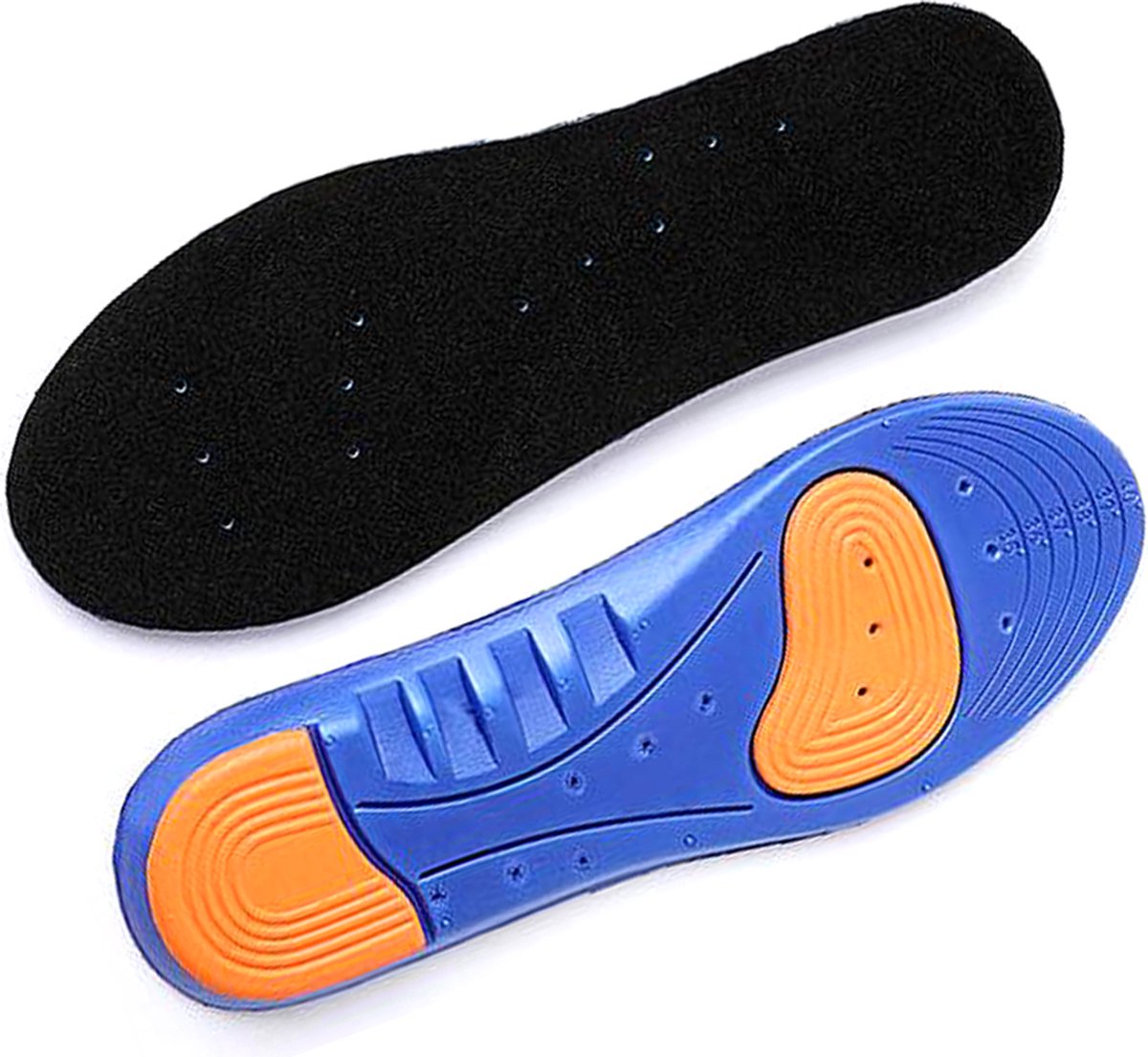 Gel Insoles | Medical PU Material | Insoles | Footpads | Blue | 41 - 46