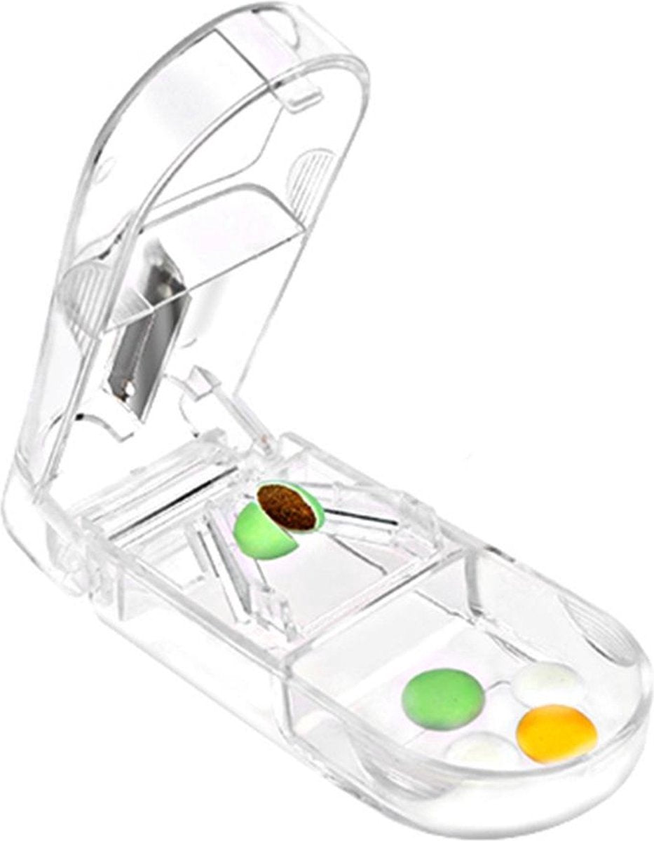 Pill Cutter | Pill Cutter | Pill Box | Pill Storage Box | Medicine Box | Transparent